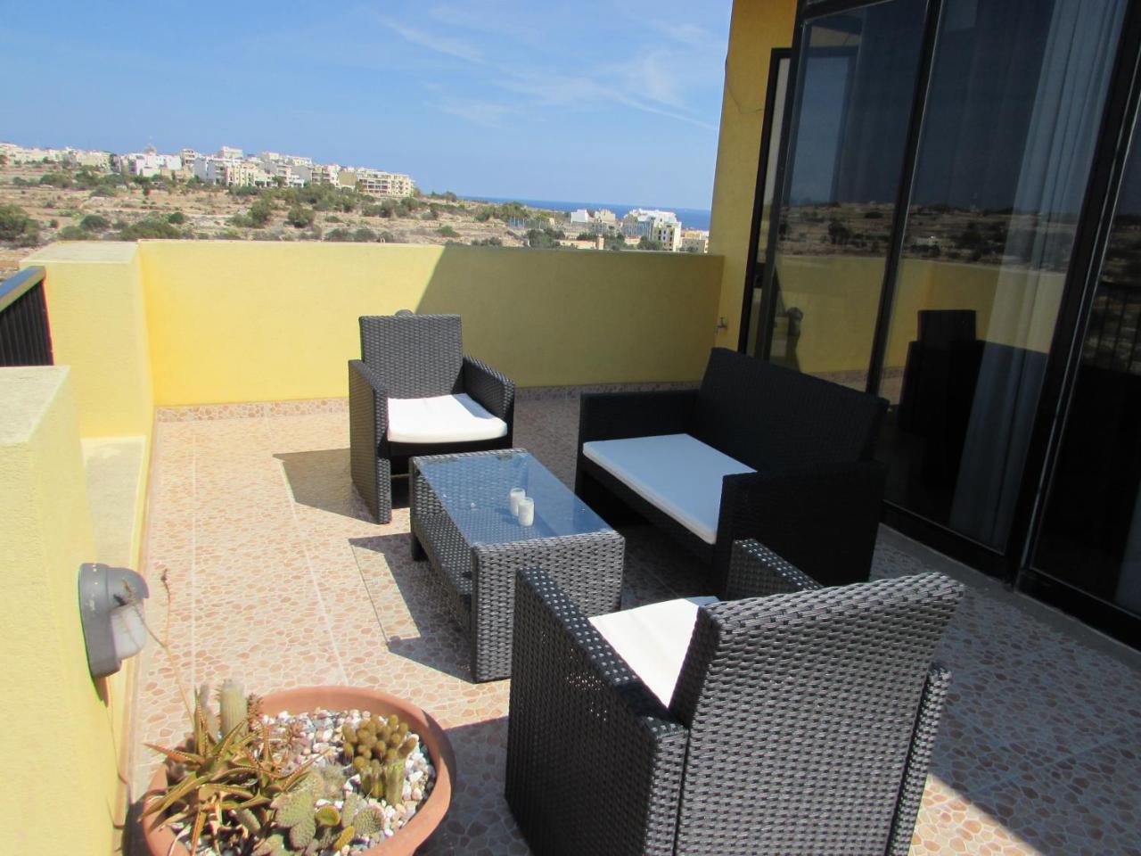 马尔萨斯卡拉Panoramic Penthouse In Marsascala Which Enjoys Sea And Country Views公寓 外观 照片