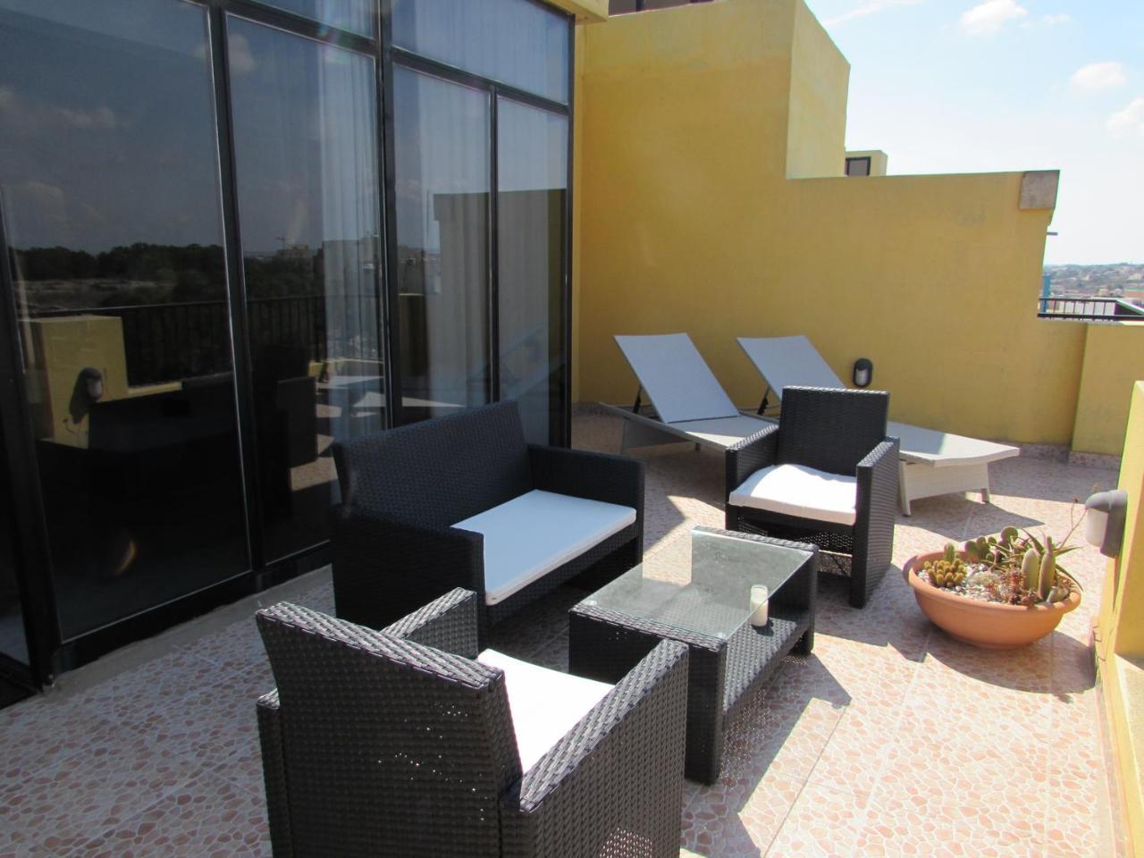 马尔萨斯卡拉Panoramic Penthouse In Marsascala Which Enjoys Sea And Country Views公寓 外观 照片